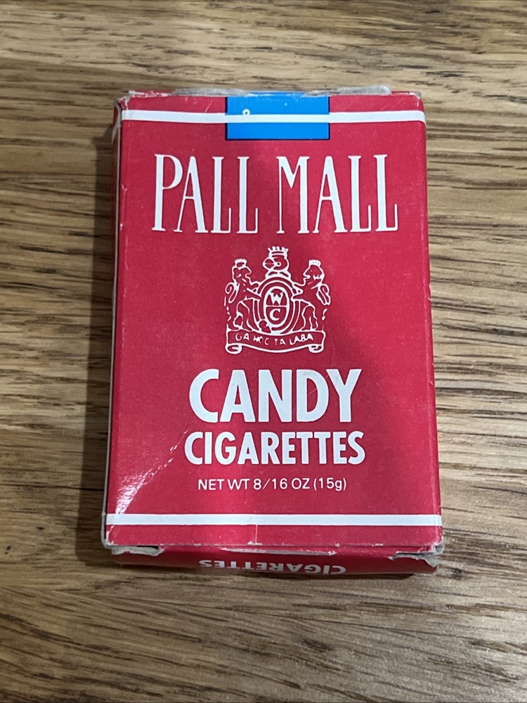 Vintage Empty 1980s Candy Cigarette Box Pall Mall