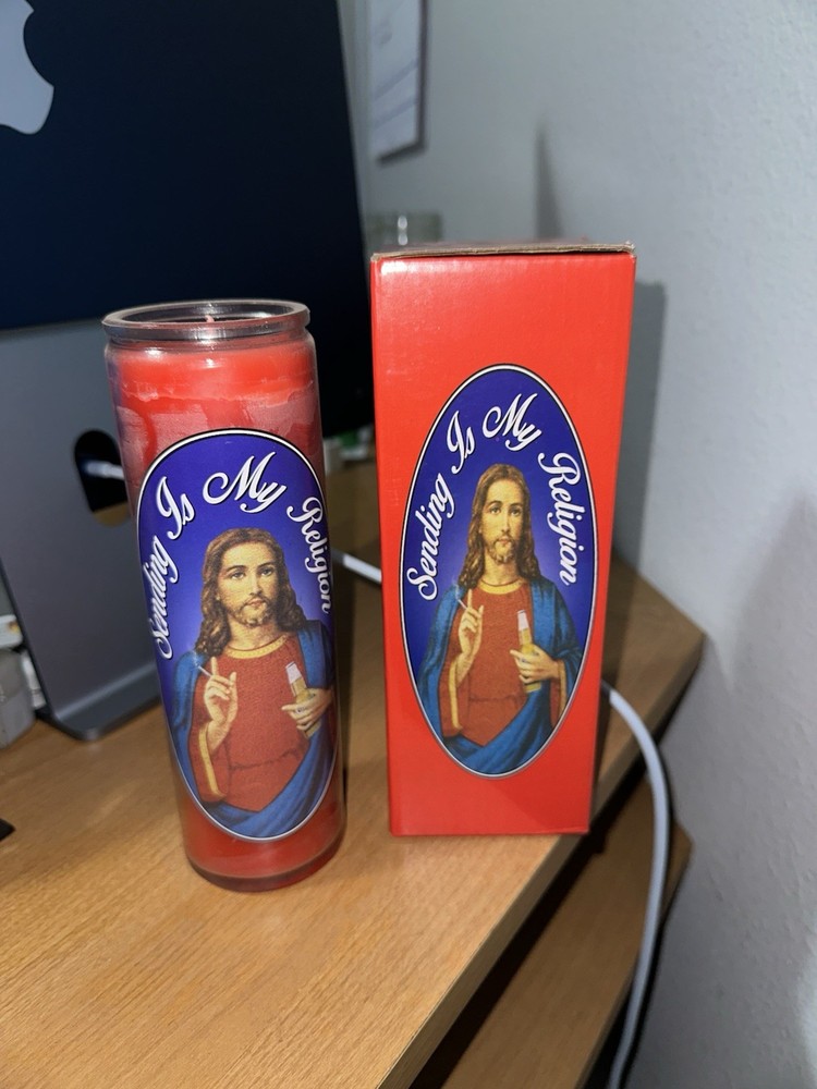 Full Send Candle. Sending Is My Religion.