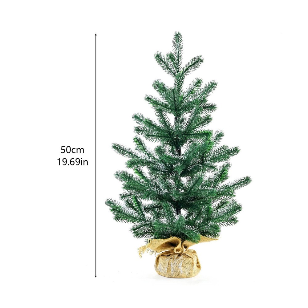 ↑Artificial Xmas Tree 50cm Exquisite Simulation Decorative Xmas Tree Household