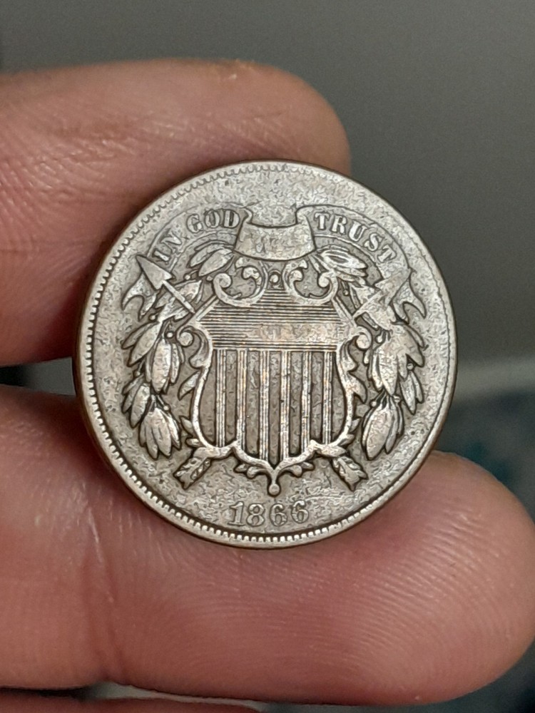 1866 Two Cent Piece