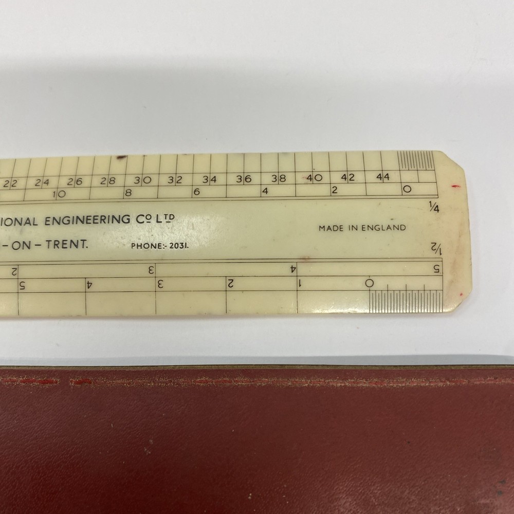 BURTON CONSTRUCTION ENGINEERING Co STEELWORK VINTAGE SCALE RULER 1960’s