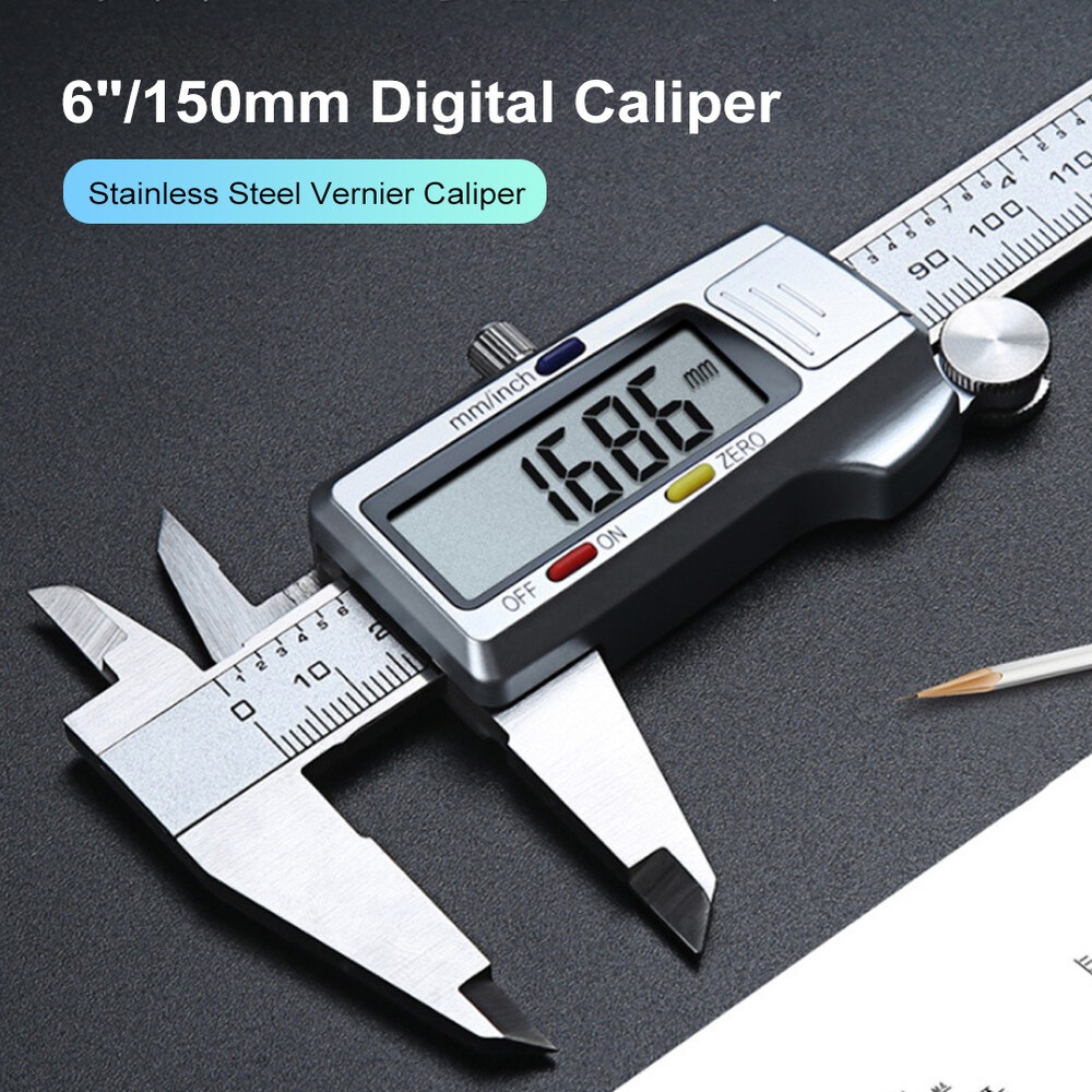 6" Digital ruler electronic caliper vernier caliper digital caliper micrometer