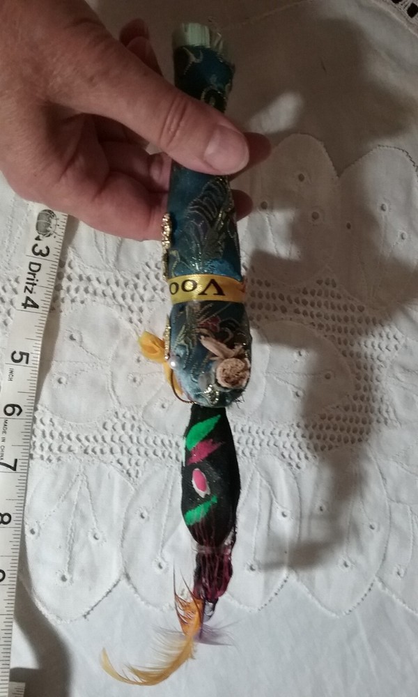 Handmade Straw Voodoo Doll 9"