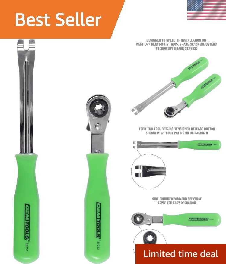 Efficient Meritor Slack Adjuster Wrench Tool - Quick Brake Service Solution