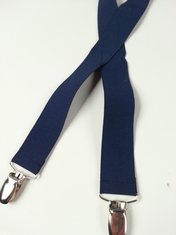 Navy Blue Suspenders