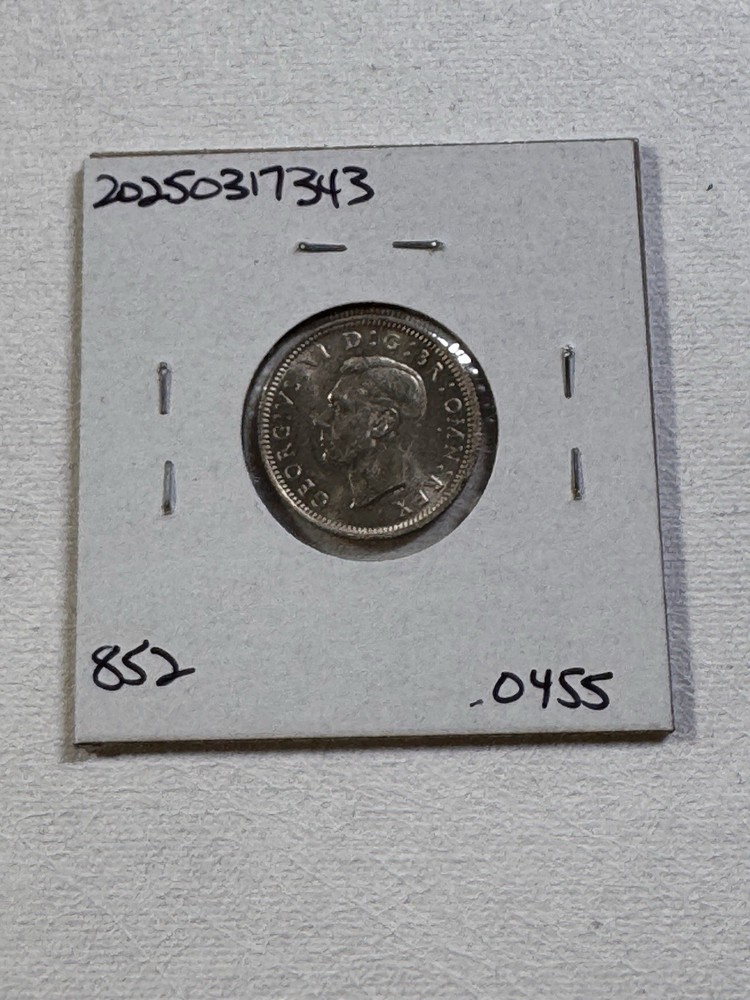 1943 Great Britain Silver 6 Pence
