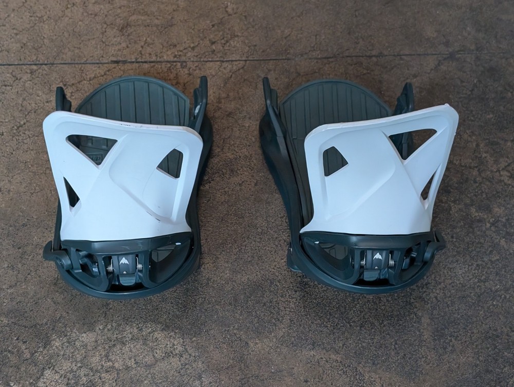 Men's BURTON Step On Re:Flex Snowboard Bindings - DEEP EMERALD/WHITE Large
