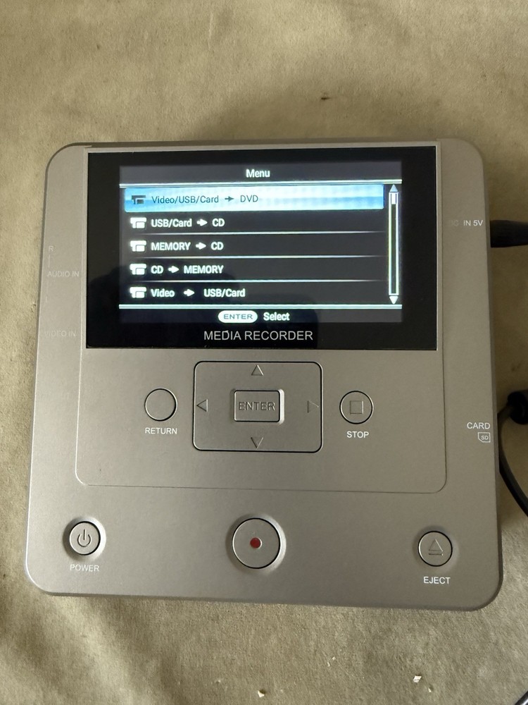 Clariviews KR043B Multi-Function HDMI Media Recorder Video to Digital Converter