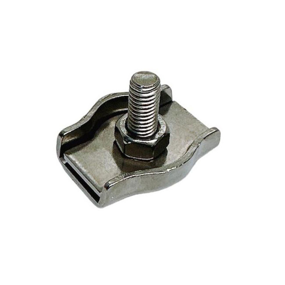 Simplex Single Bolt Wire Rope Clips,Stainless Steel for 1/4" Wire Cable