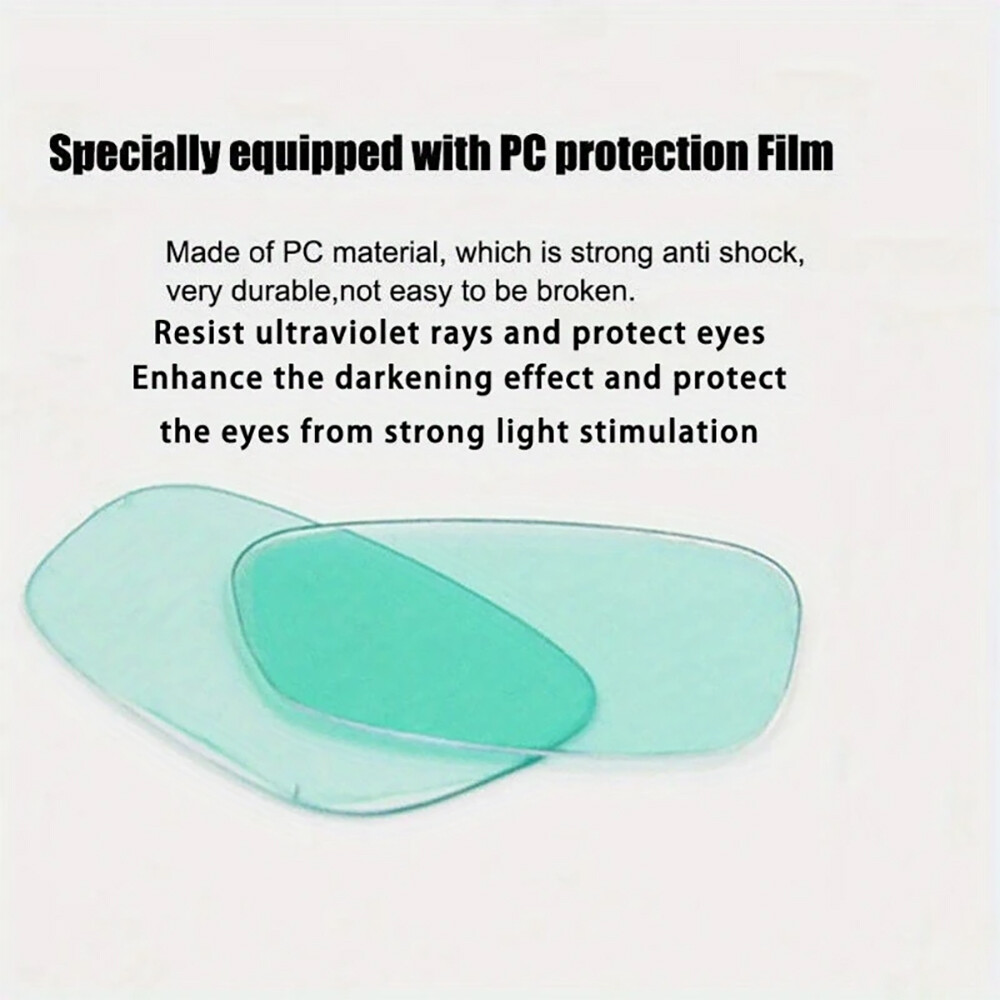 2× Automatic Welding Glasses Solar Powered Auto Darkening Mask Helmet Eye Goggle