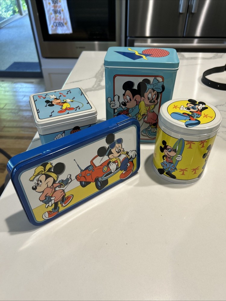 Vintage Disney Tins (4)