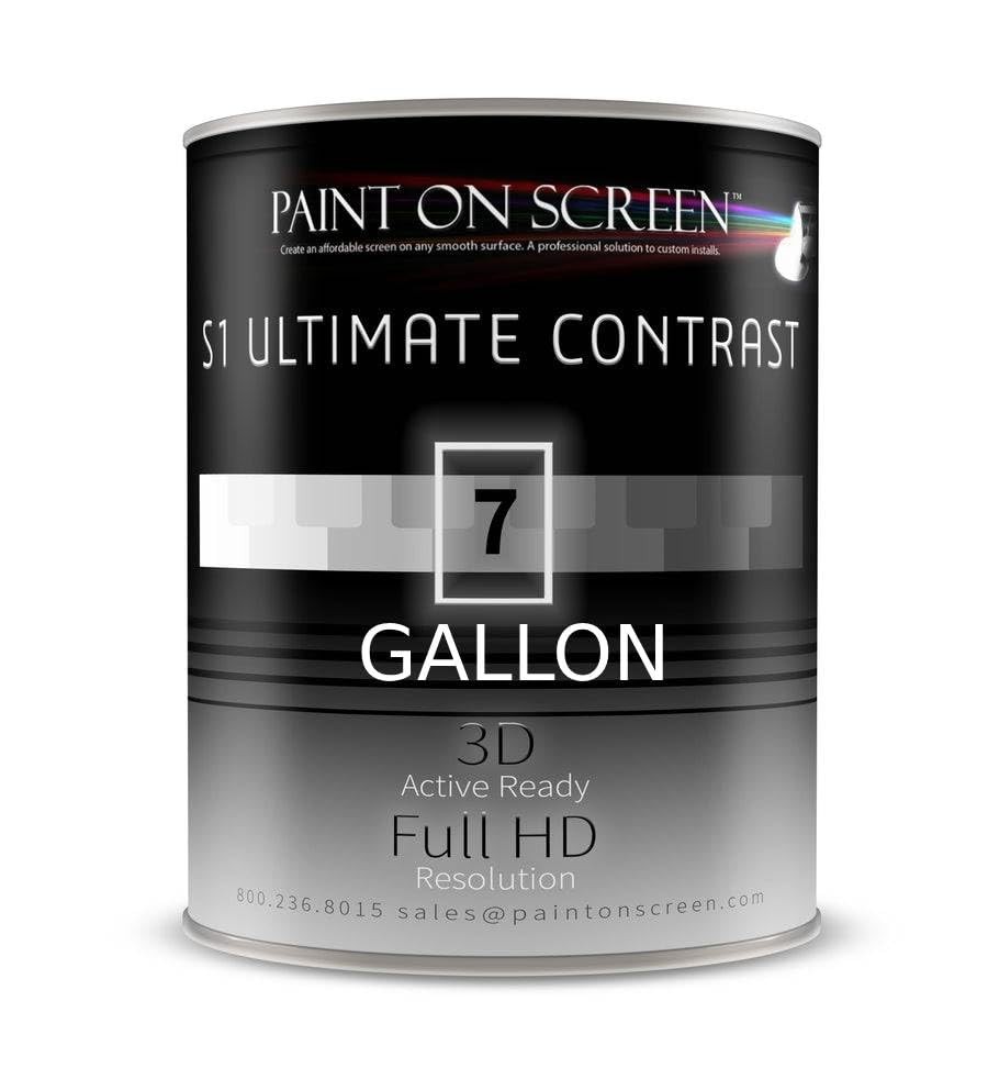S1 Ultimate Contrast Projector Screen Paint | Single-Coat Projector Screen Pa...