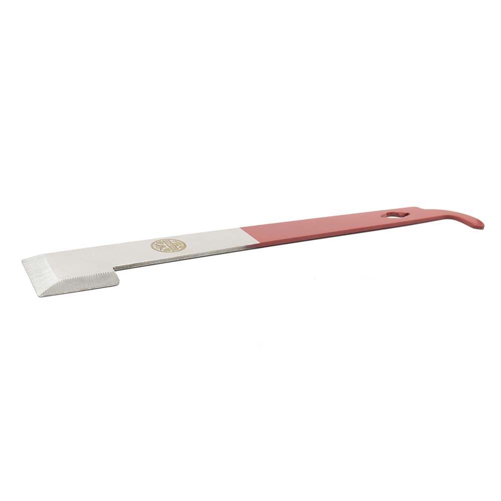 Plastic Handle 10-1/2" Long Stainless Steel Hive Tool One Sharp End, One Hook