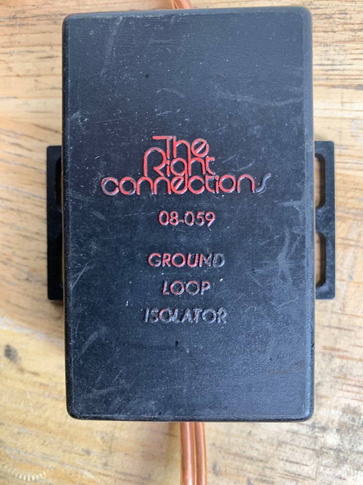 Ground Loop Isolator The Right Connection 08-059 Car Audio Part