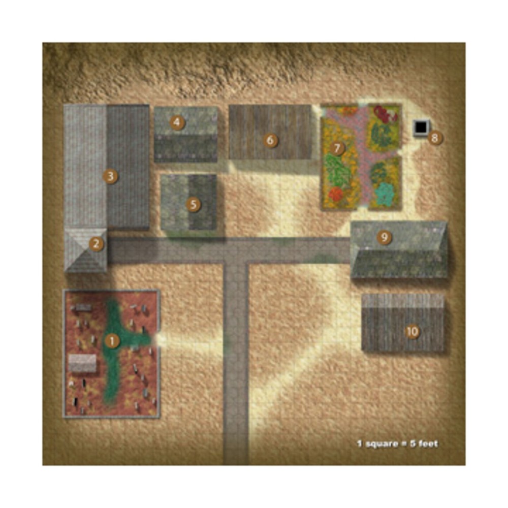 RPG Objects d20 Modern RPG Modern Backdrops VG+