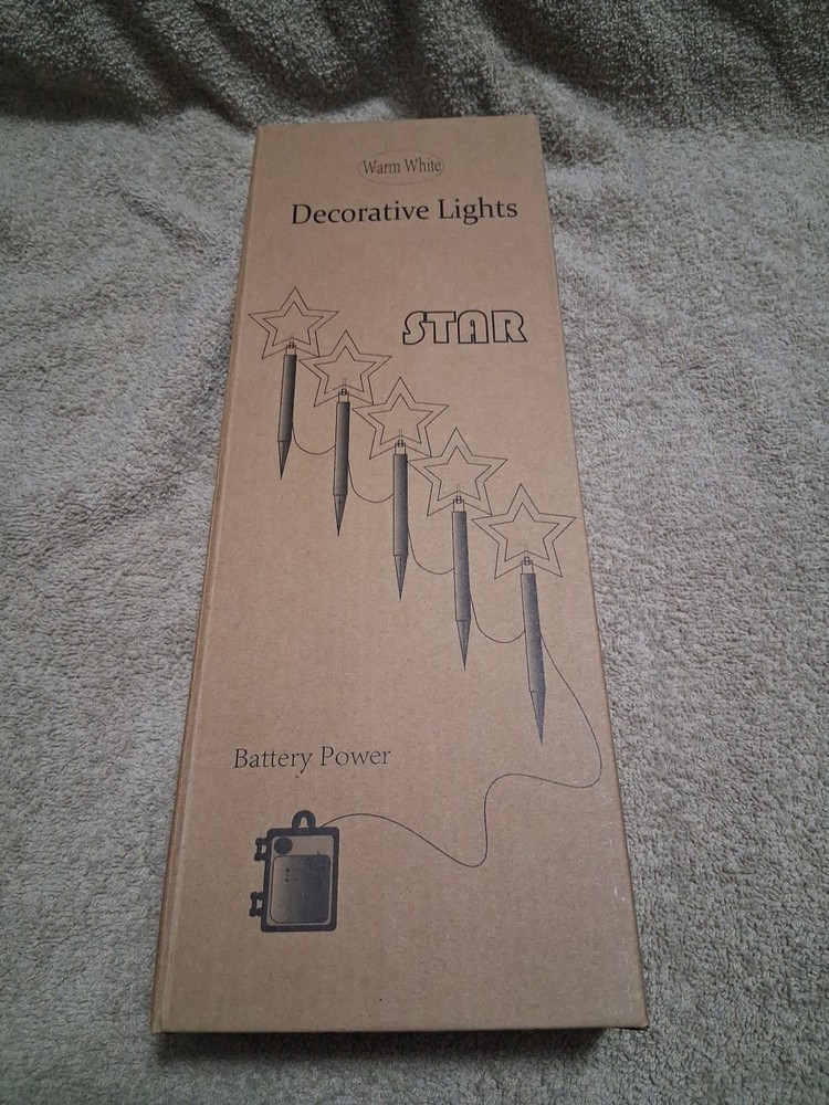 Decorative Light Star Stick in the ground