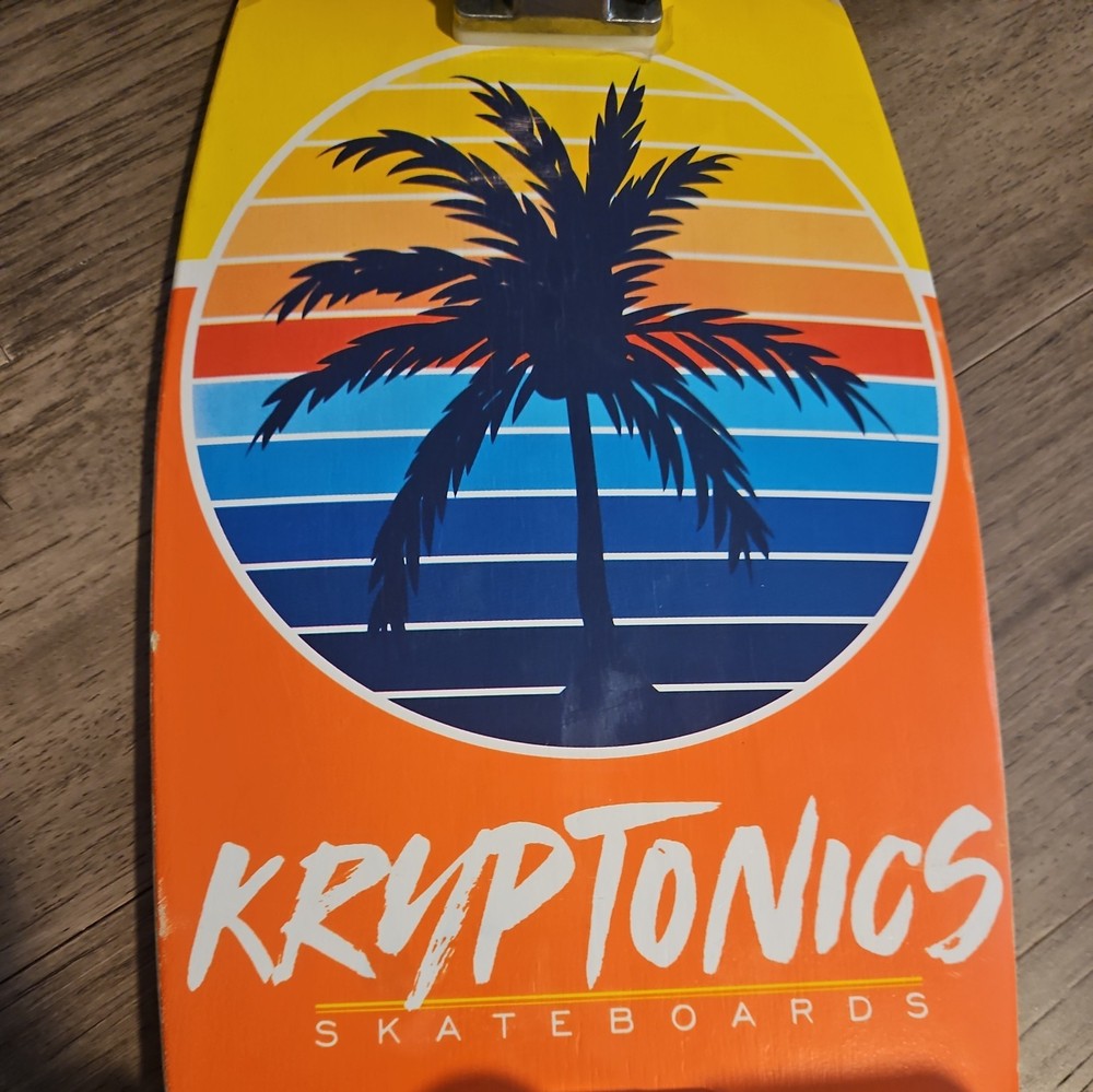 KRYPTONICS Skateboard - 23" x 7.75" Palm Tree - Ltd. Edition