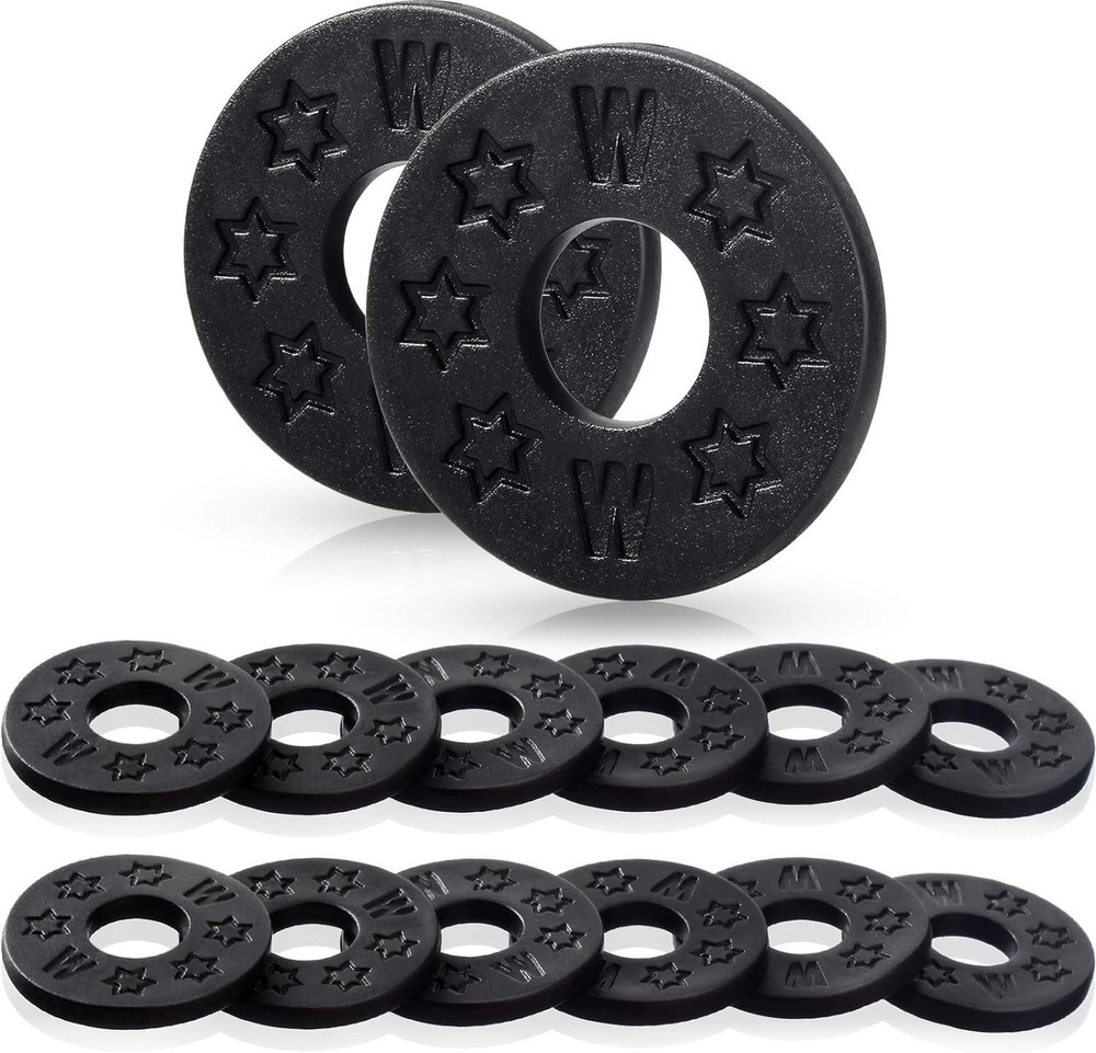 Guitar Strap Locks Silicone Blocks Rubber Black