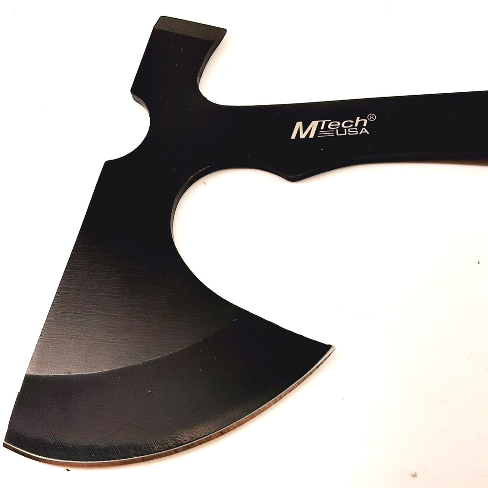 NEW Throwing Axe Tomahawk Mtech Stainless Steel Blade G10 Grip Handle + Sheath