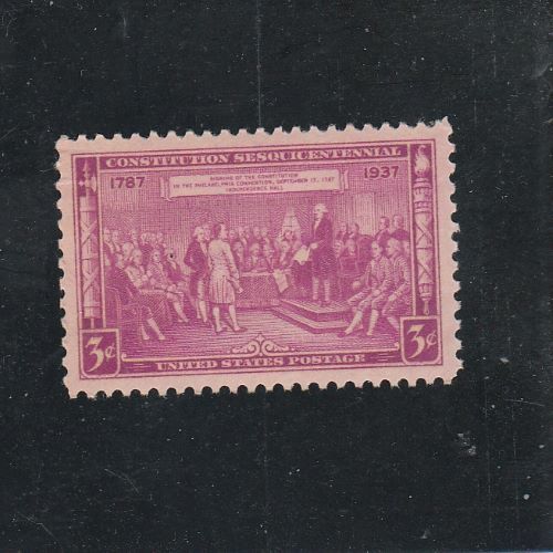 Scott # 798  US  Constitution  M/NH  O/G