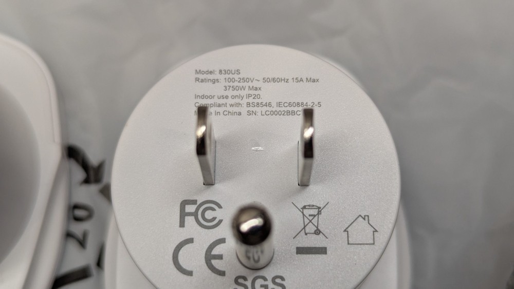 🔥New 2 Pack🔥 Lencent 830US World to US Plug Adapter