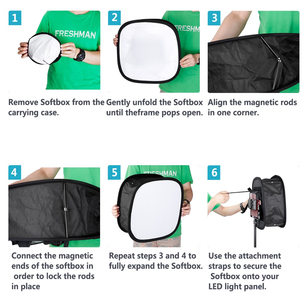Neewer Studio Collapsible Softbox Diffuser for 660 LED Panel with Carrying Bag