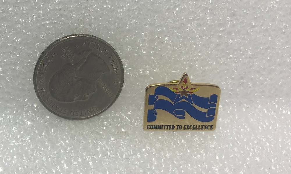Committed To Excellence Pin