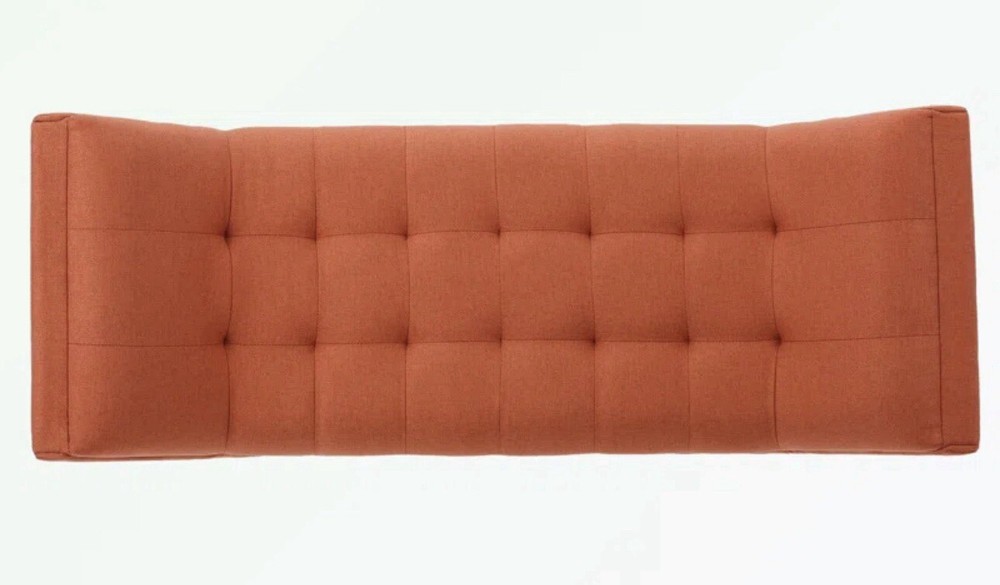 Orange Bench With Arms