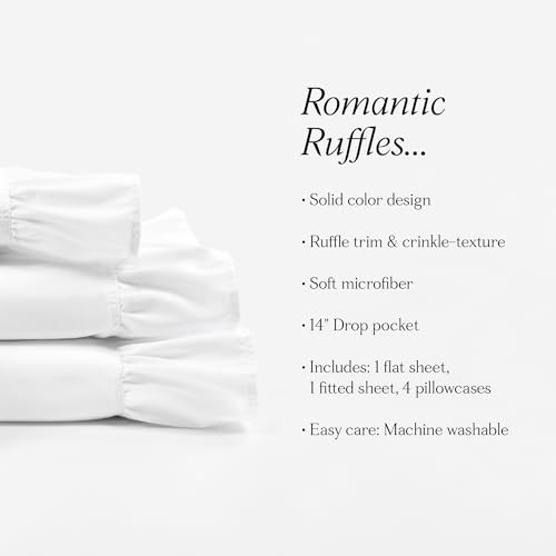 Reyna Ruffle 6 Count King White