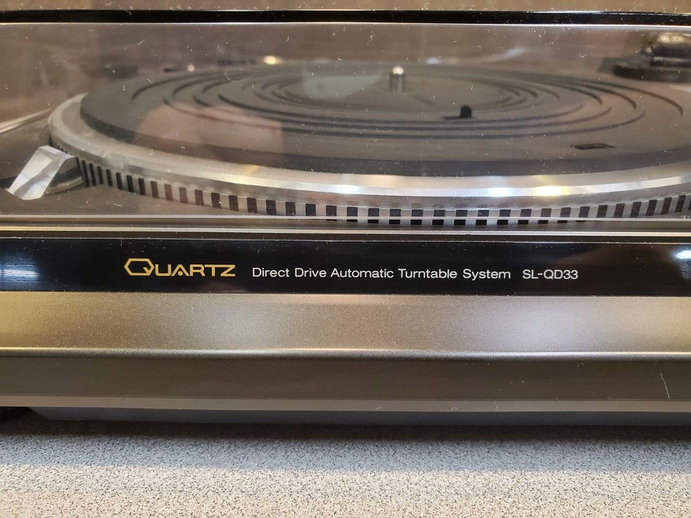 TECHNICS SL-QD33 Stereo Turntable, Quartz Direct Drive Automatic, Tested Working