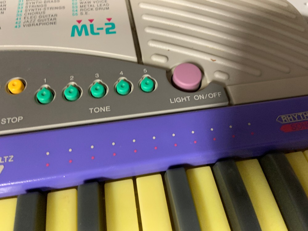 Casio Magical Light ML-2 Keyboard - Tested and Works