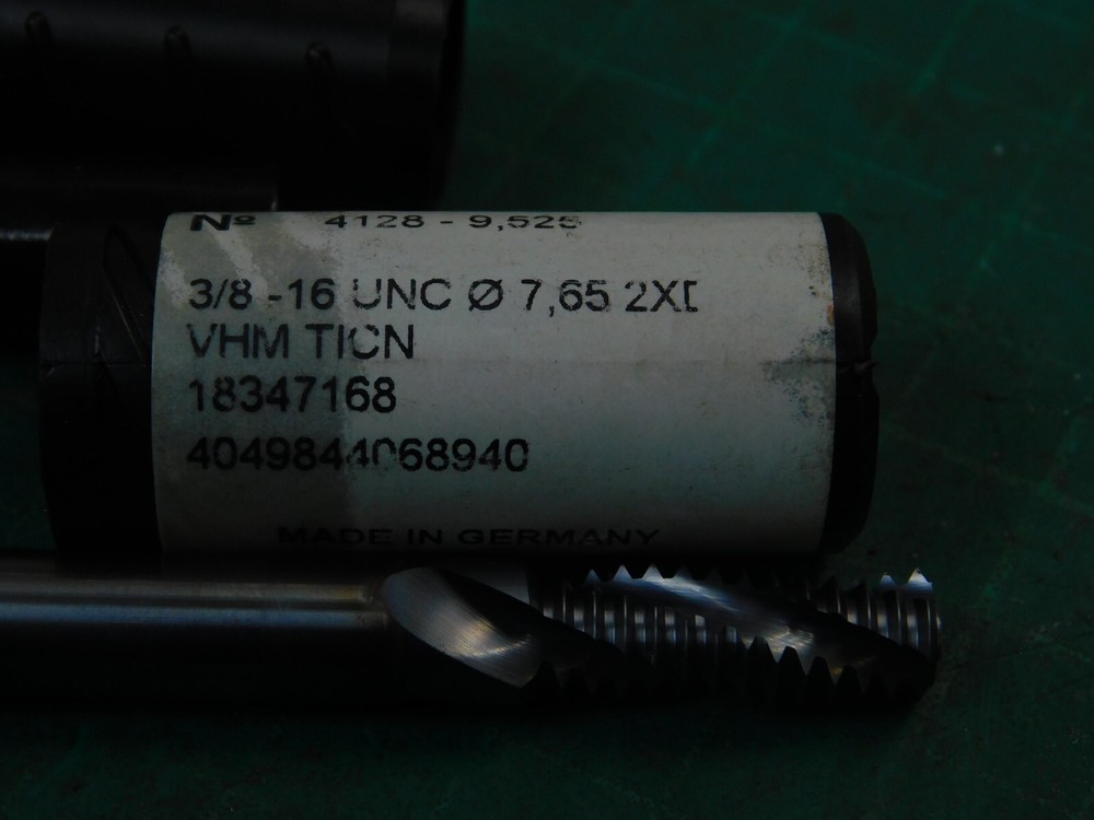 Guhring 3/8-16 Solid Carbide TiCN 3 Flute Thread Mill