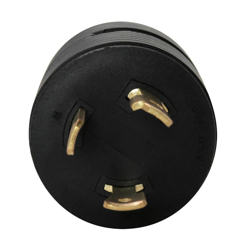 Generator Adapter Plug 4 Prong to 3 Prong, NEMA L5-30P to NEMA L5-30R