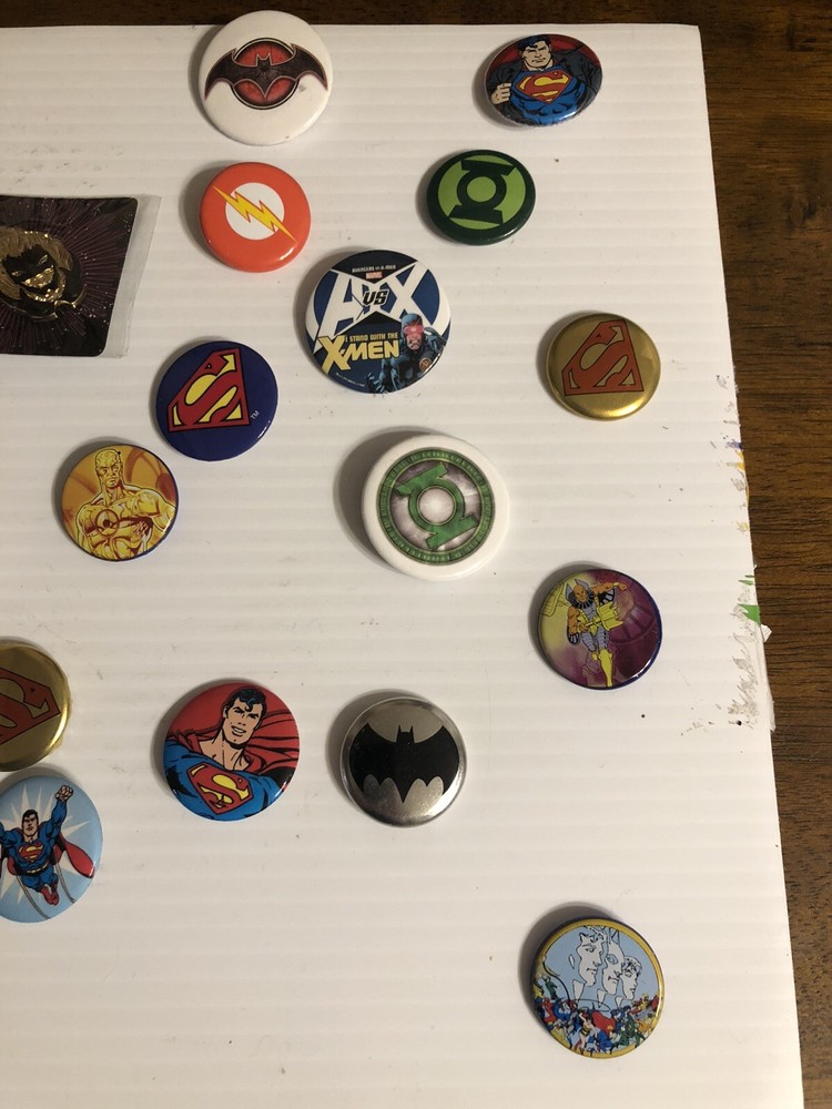 Assorted Dc Marvel Other pins and patches