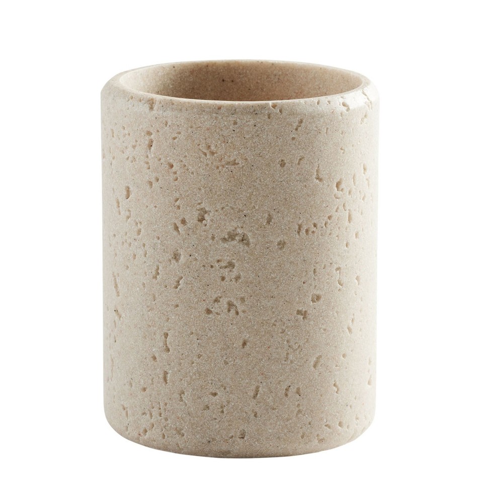 Faux Stone Toothbrush Holder