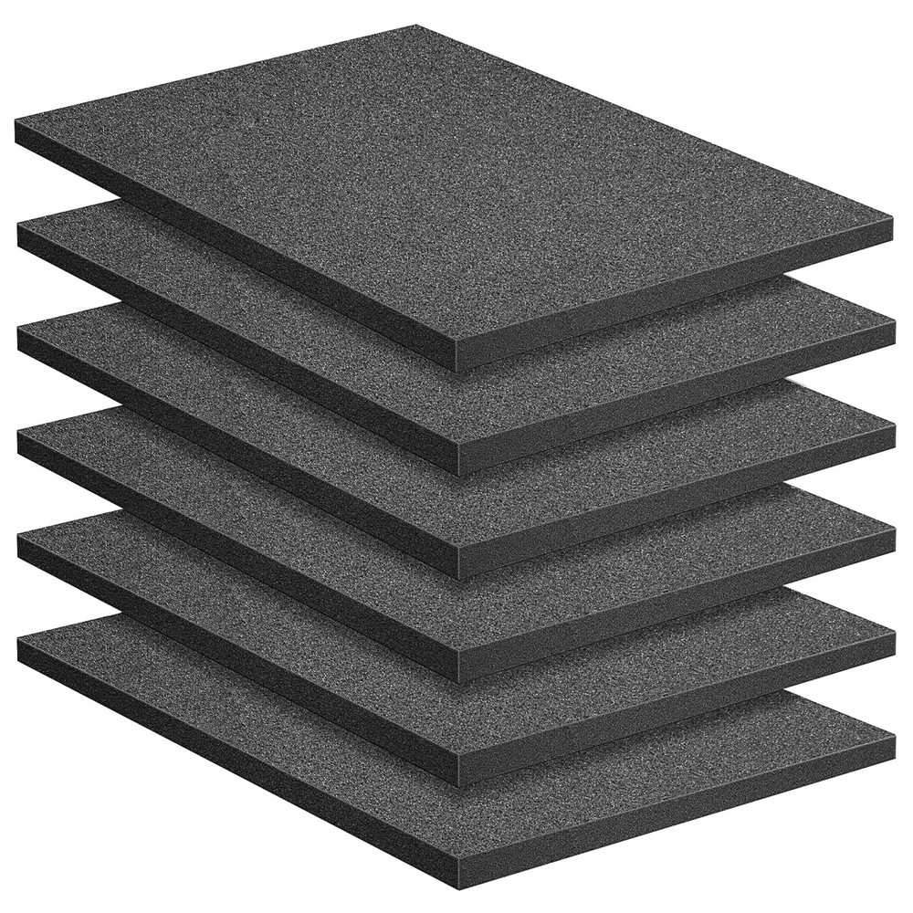 6 Pcs 16x12x1 Inch Polyurethane Foam Sheets Cuttable Inserts for Tool Box