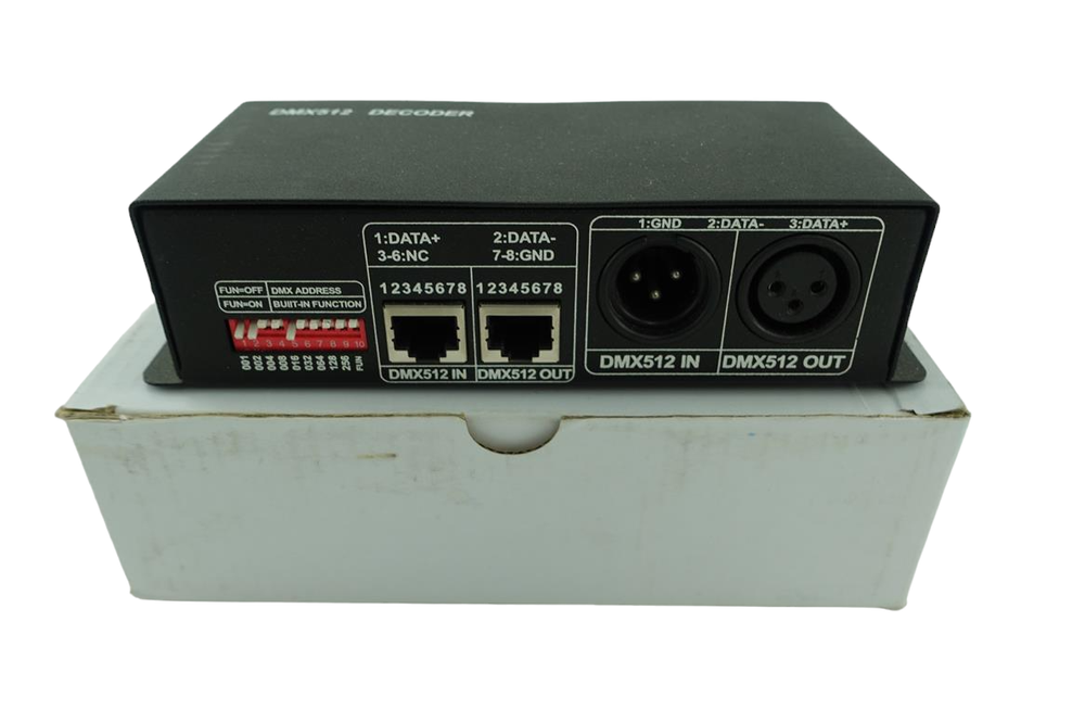 Litegear LED Lighting RGBW Controller 4x4A DMX512 Decoder 4 Channel DMX in Box