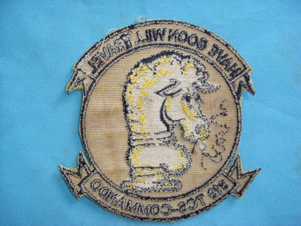 PATCH USAF 319th TCS COMMANDO HAVE GOON WILL TRAVEL