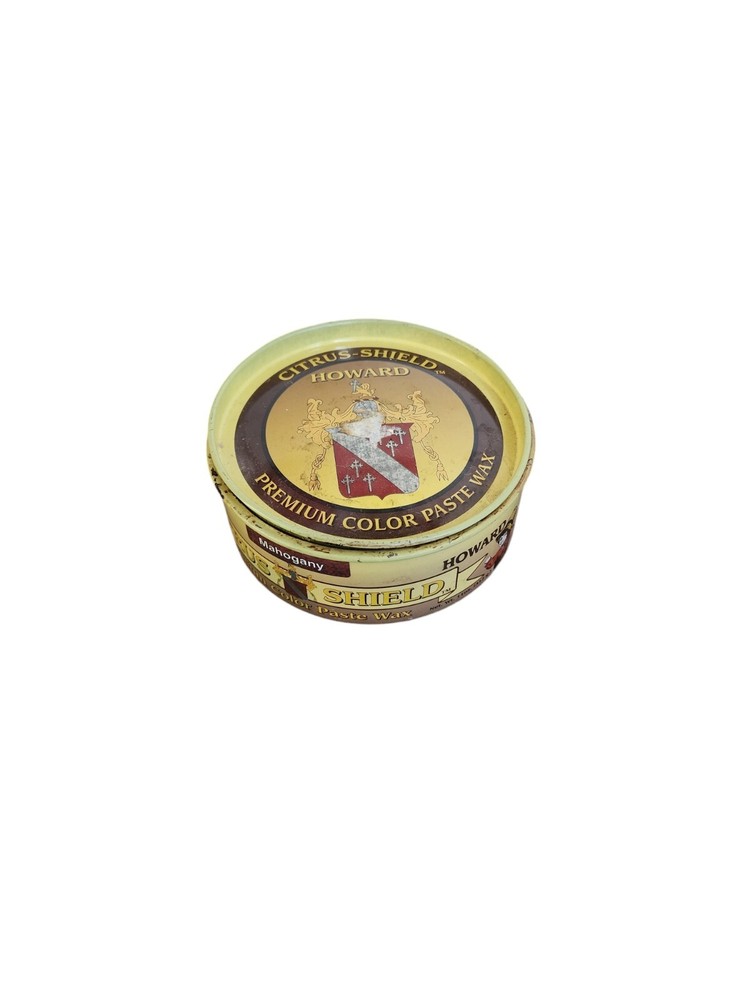 Howard Citrus-Shield Premium Paste Wax 11oz -Mohagony