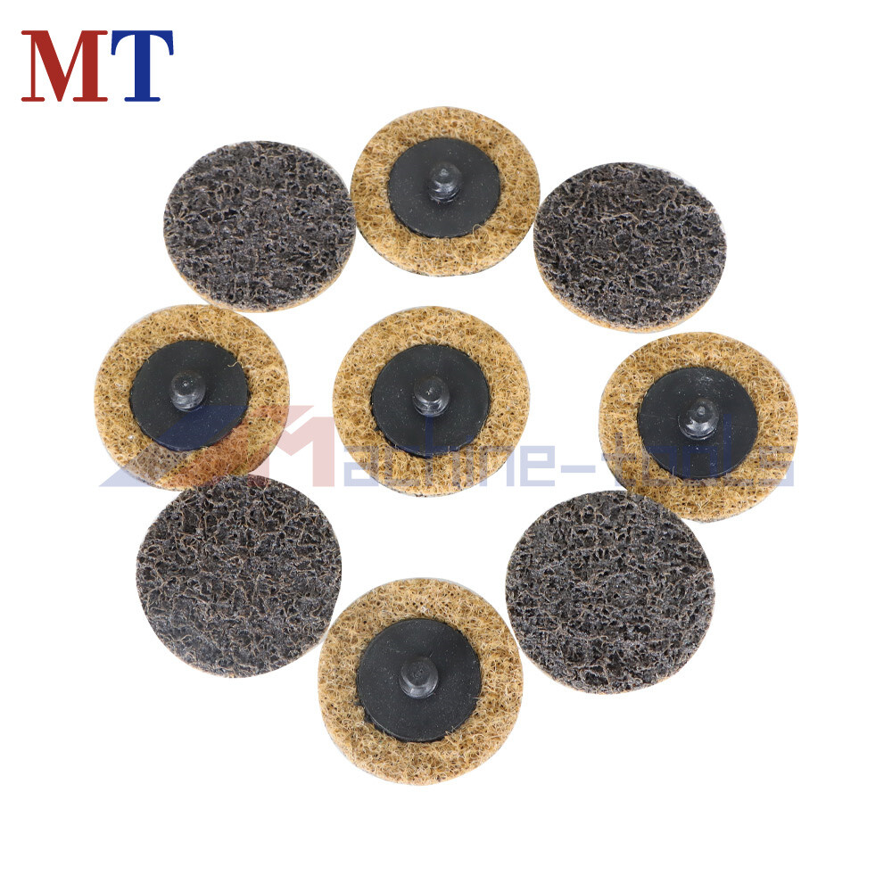 50 Pack Coarse Surface Conditioning Discs 2" Roll Lock Die Grinder Sanding Pads
