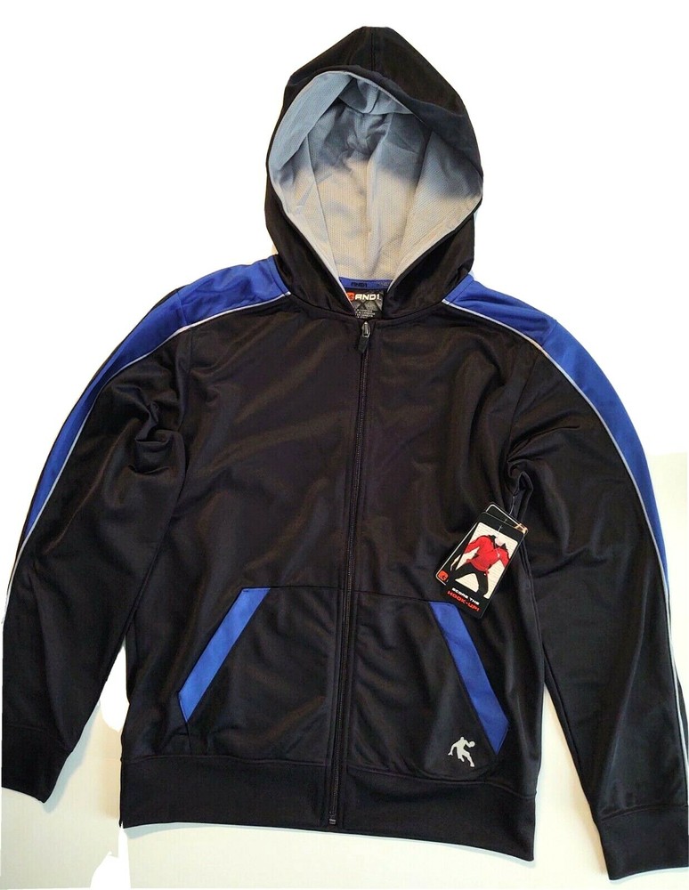 AND1 Boy's Championship Jacket Black XL (14/15)