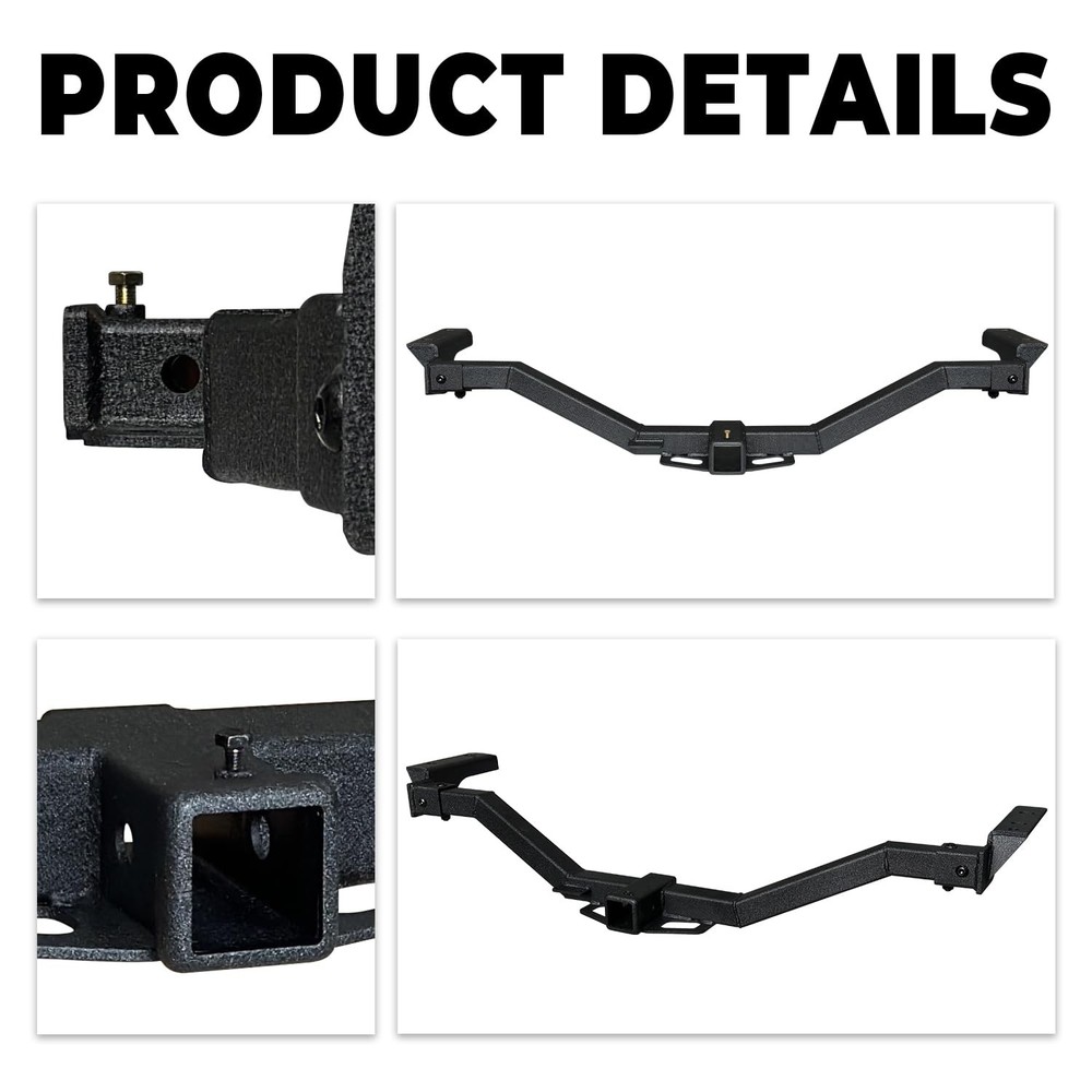 Class 3 Black 2" Hitch Receiver for 2011-2019 Explorer 2013-2017 PIU