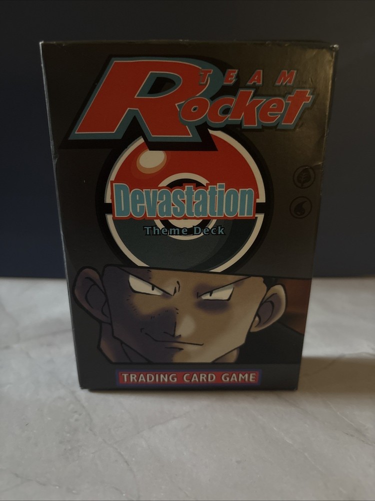2000 Pokémon Team Rocket Devastation Theme Deck (Open Box)