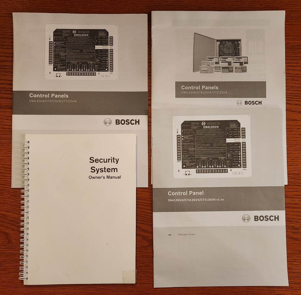 Bosch D9412GV2 Commercial Protected Premises Control Panel