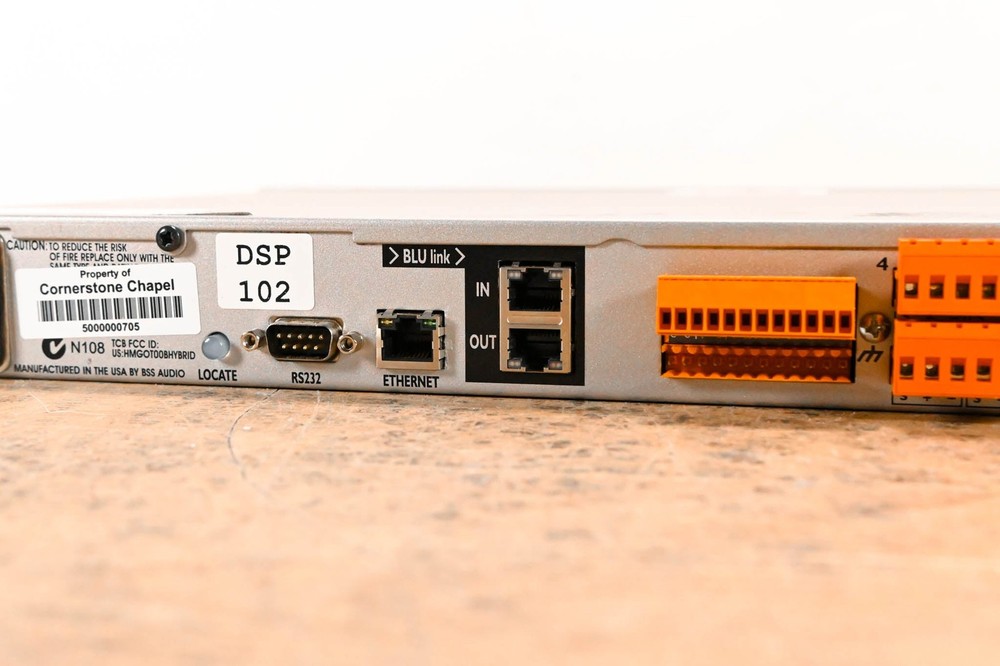 BSS London BLU-160 Networked Signal Processor CG01QSG