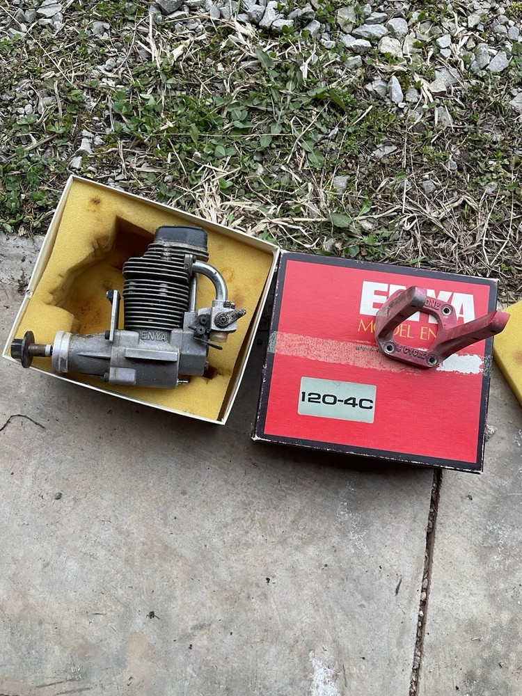ENYA 120-4C FOUR STROKE REMOTE CONTROL MODEL AIRPLANE ENGINE POWERHOUSE