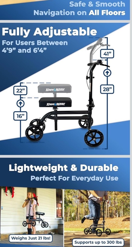 Knee Scooter Steerable