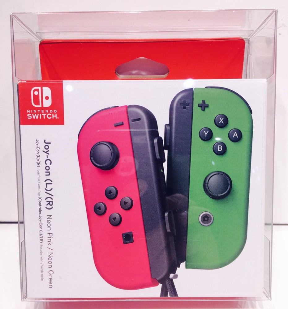 1 Box Protector For NINTENDO SWITCH JOY CON Controllers Clear Display Case