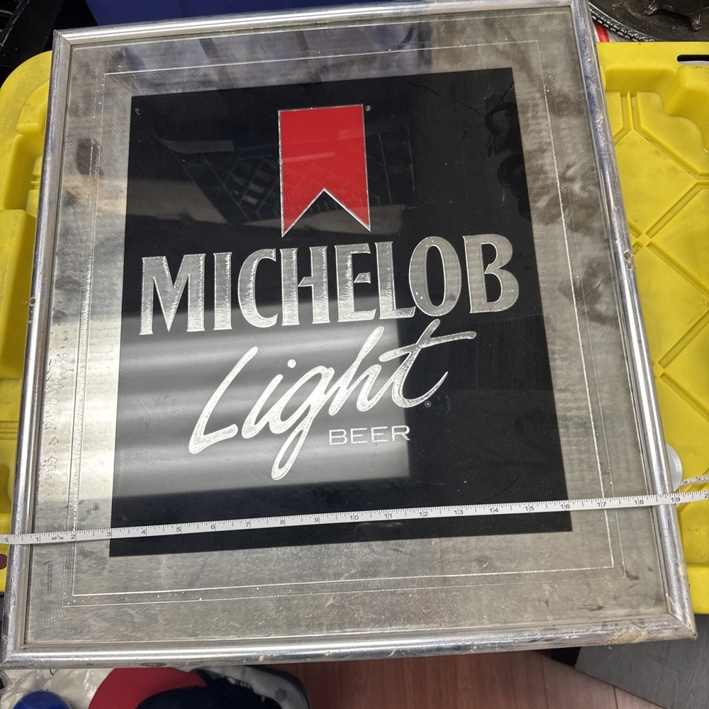 Michelob light mirror 1991
