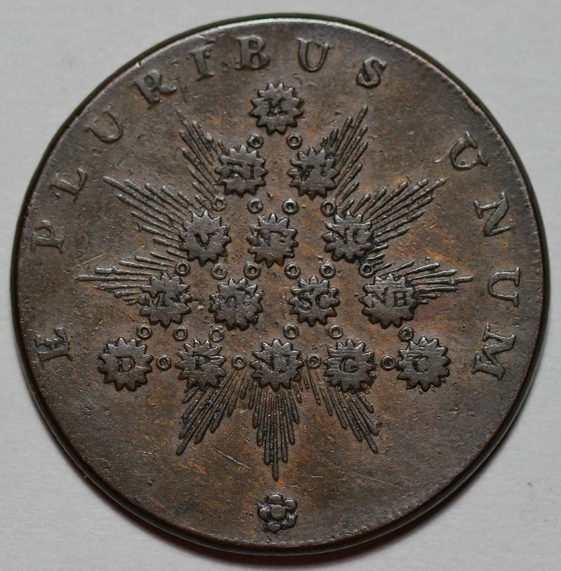 (c1790's) Plain Edge - Kentucky Token - US Copper Colonial Coin